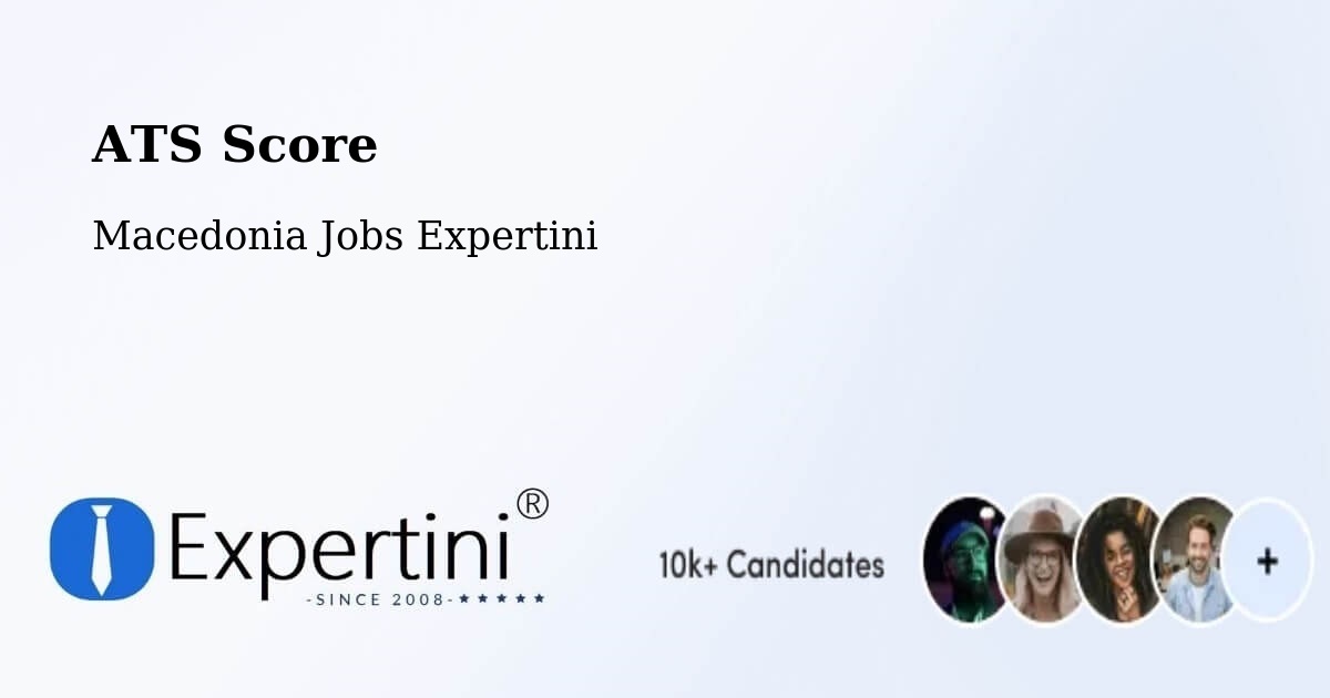 Resume ATS Score & Job Description Match Tool – Matejce - Macedonia Jobs Expertini