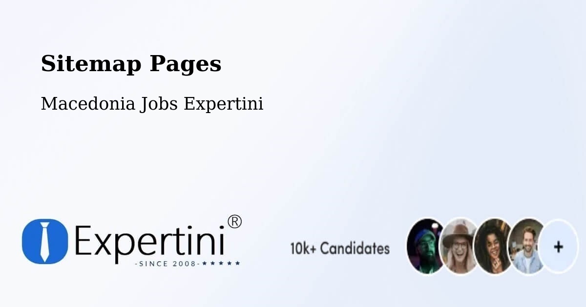 Sitemap Pages - Matejce - Macedonia Jobs Expertini